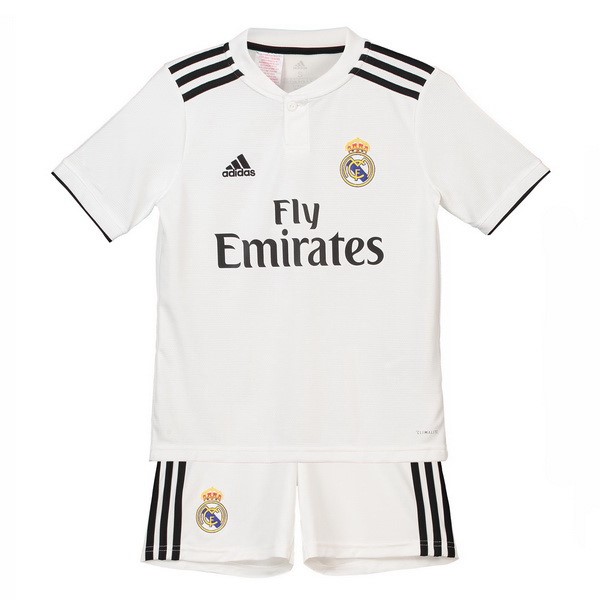 Maillot Football Real Madrid Domicile Enfant 2018-19 Blanc